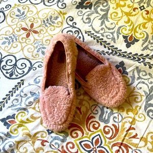 Blush Ugg Sheepskin Moccasin Loafer